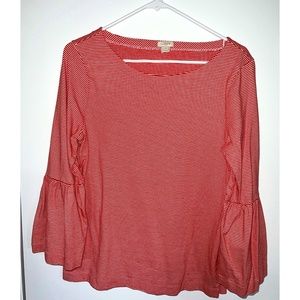 J. Crew Shirt with Flared Sleeves